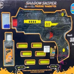 تفنگ اسباب بازی بچگانه مدل تیر ژله‌ای