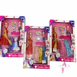 عروسک باربی با ست لباس