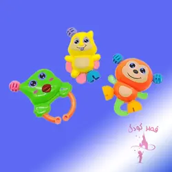 جغجغه نوزاد حیوانات بیبی تویز