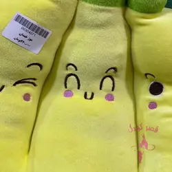 عروسک طرح موز مدل خندان و ساده پولیشی