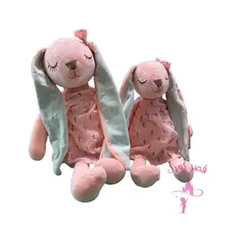 عروسک پولیشی خرگوش ناز صورتی و بنفش