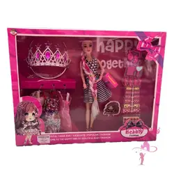 عروسک باربی با تاج