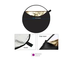 رفلکتور عکاسی 110 سانت 5 کاره پلوز Puluz