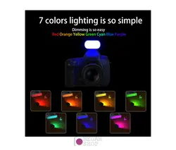 نور LED ثابت Puluz RGB light
