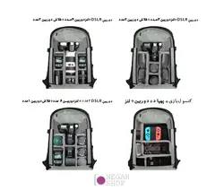 کیف کوله پشتی دوربین عکاسی Puluz