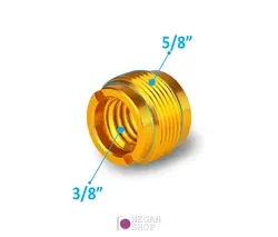 مهره تبدیل 3.8 اینچ به 5.8 اینچ طلایی