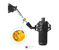 مهره تبدیل 3.8 اینچ به 5.8 اینچ طلایی
