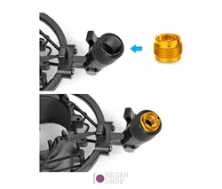 مهره تبدیل 3.8 اینچ به 5.8 اینچ طلایی