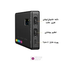 نور عکاسی و تصویربرداری Apexel APL-FL07 RGB