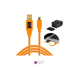 کابل تتر تولز مدل Tether Tools CU5451 به همراه نگهدارنده کابل