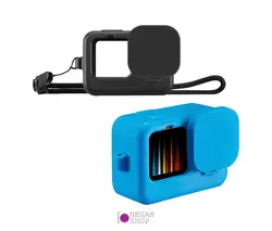 کاور سیلیکونی با محافظ لنز Puluz مناسب دوربین گوپرو 9/10/11