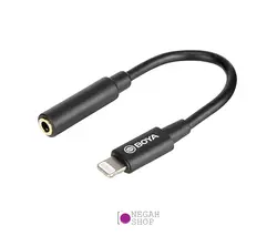کابل تبدیل صدا Boya BY-K8 3.5mm TRS to Lightning