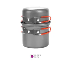 کیت 9 تایی پخت و پز هیزمی دسته نارنجی