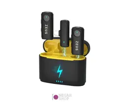 میکروفون بی سیم یقه‌ای Zeus مناسب آیفون و اندروید