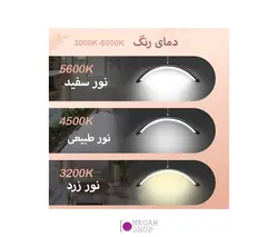 نور ثابت ال ای دی Half Moon Light HD-M6X