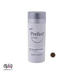 پودر پرپشت کننده مو پرفکت هیر فیلر شماره 03 رنگ قهوه ای تیره 25 گرم - والری