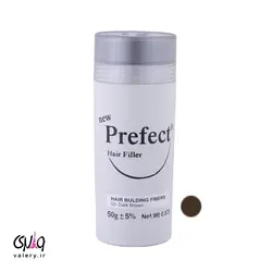 پودر پرپشت کننده مو پرفکت هیر فیلر شماره 03 رنگ قهوه ای تیره 50 گرم - والری