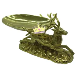 کشکول پذیرایی طرح تندیس گوزن و صخره