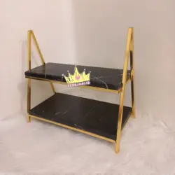 استند پذیرایی سنگی دو طبقه مستطیلی طرح ایفل