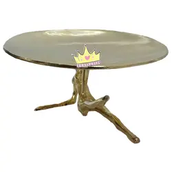 شیرینی خوری یک طبقه طرح بالرین نشسته طلایی