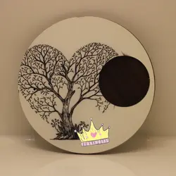 جا عود و وارمر گرد چوبی طرح‌دار