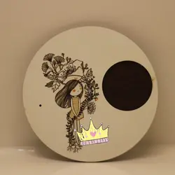 جا عود و وارمر گرد چوبی طرح‌دار