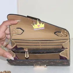 کیف پول پاسپورتی فندی FENDI رنگ طوسی