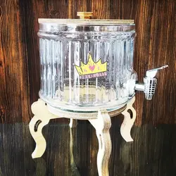 کلمن شیشه ای یک طبقه طرح هایکا شیشه ساده