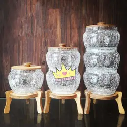 کندی سه طبقه کروی پایه چوبی