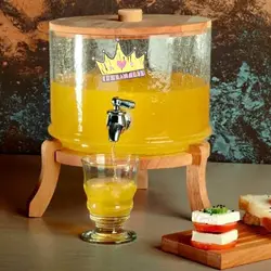 کلمن شیشه ای یک طبقه طرح ابگز