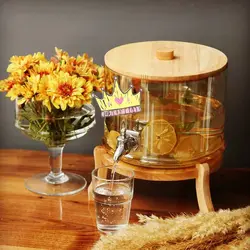 کلمن شیشه ای یک طبقه طرح ابگز