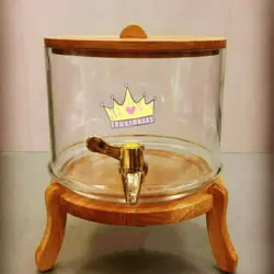 کلمن شیشه ای یک طبقه طرح ابگز