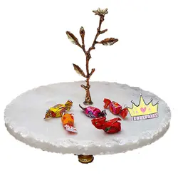 استند شیرینی خوری سنگی مدل راف لبه کنگره ای