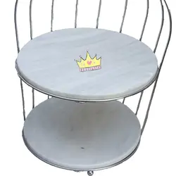 استند پذیرایی سنگی سینی و قفس دو طبقه