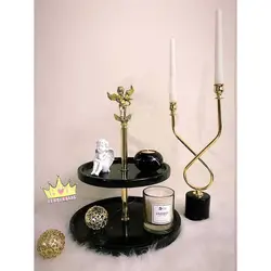 استند پذیرایی (شیرینی خوری) سنگی چند طبقه