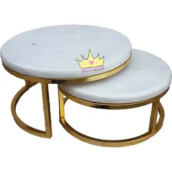 استند پذیرایی دو طبقه سنگی