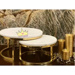 استند پذیرایی دو طبقه سنگی