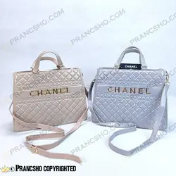 کیف زنانه دستی شنل بزرگ کرم پنککی HIGH COPY های کپی