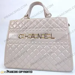 کیف زنانه دستی شنل بزرگ کرم پنککی HIGH COPY های کپی