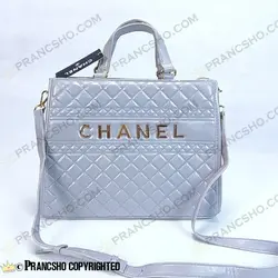 کیف زنانه دستی شنل بزرگ طوسی HIGH COPY های کپی