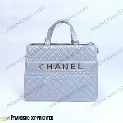 کیف زنانه دستی شنل بزرگ طوسی HIGH COPY های کپی