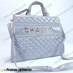 کیف زنانه دستی شنل بزرگ طوسی HIGH COPY های کپی