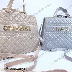 کیف زنانه دستی شنل بزرگ طوسی HIGH COPY های کپی