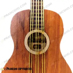 گیتار چوبی دکوری ایستاده کوچک