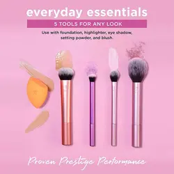 ست براش و پد آرایشی ریل تکنیک (2 پد) مدل Everyday Essentials