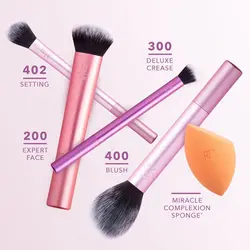 ست براش و پد آرایشی ریل تکنیک (2 پد) مدل Everyday Essentials