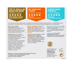 ست سرم های ویتامین سی/هیالورونیک اسید/لیفتینگ گلد کلاژن بالانس 30m