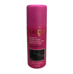 اسپری کانسیلر ریشه مو LOCO حجم 75 میل Black