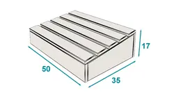 زیر پایی مدست تیپ 2201 - مبلمان اداری آبادیس هنر پردازش فضا
