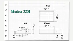 زیر پایی مدست تیپ 2201 - مبلمان اداری آبادیس هنر پردازش فضا